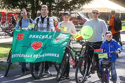 Велопробег ко Дню Победы собрал в Беловежской пуще около 400 человек