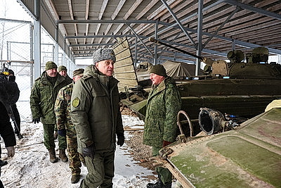 Проверка ВС по поручению Президента продолжается в одной из частей 72-го учебного центра