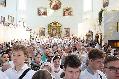 Патриарх Кирилл возглавил Божественную литургию в Свято-Воскресенском соборе Бреста