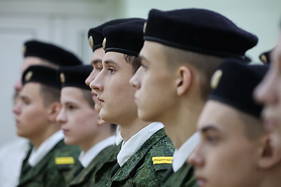 14 курсантов пополнили ряды военно-патриотического клуба \"Бригада\" в Могилеве