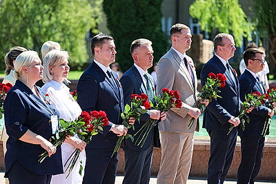 На площади Победы в Витебске состоялось открытие Дней молодежи
