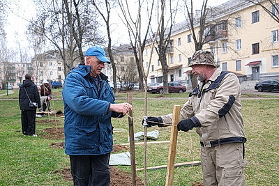 Масштабный субботник прошел в Заводском районе Минска