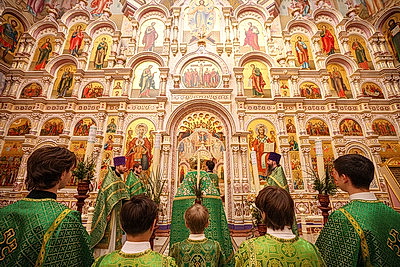 Православные верующие отметили Вербное воскресенье