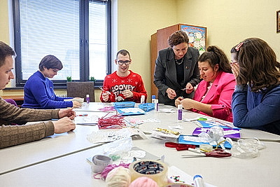 Минтруда и РОО \"Белая Русь\" провели совместную акцию в ТЦСОН Фрунзенского района Минска