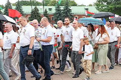 Празднование Дня Независимости в Бресте