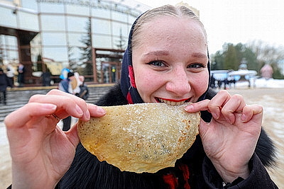 Интернациональная Масленица прошла в Витебском медуниверситете
