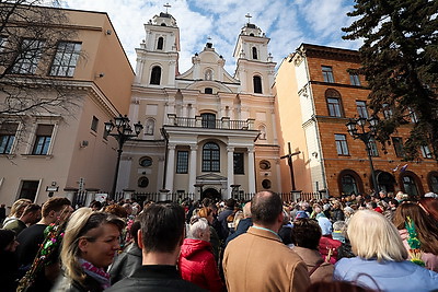 Католики отпраздновали Вход Господень в Иерусалим