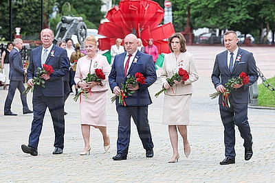 Полоцк отмечает 82-ю годовщину освобождения от немецко-фашистских захватчиков