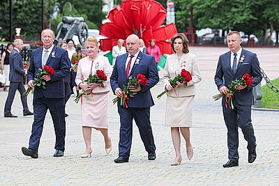 Полоцк отмечает 82-ю годовщину освобождения от немецко-фашистских захватчиков