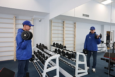 Баскетбол, волейбол, гандбол, мини-футбол, фитнес. Физкультурно-оздоровительный комплекс открылся в БГУ