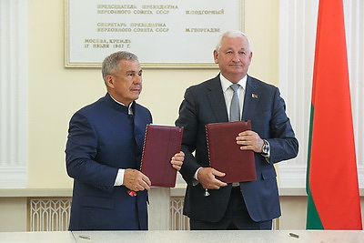 Брестская область и Татарстан подписали двухлетний план мероприятий по сотрудничеству