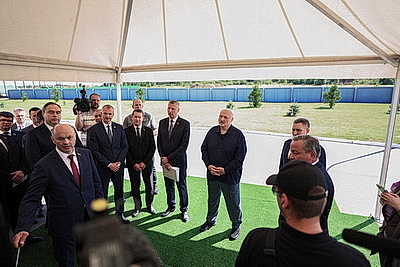 Лукашенко посетил хозяйство, где разводят красную породу коров