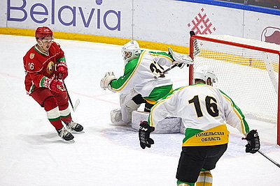 Хоккейная команда Президента победила сборную Гомельской области в матче РХЛ