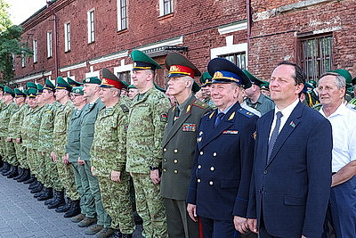 Память пограничников почтили в Бресте акцией \"Боевой расчет\"