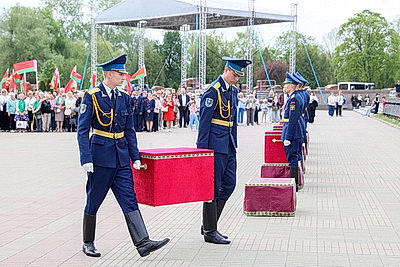 В Брестской крепости перезахоронили останки защитников легендарной цитадели над Бугом