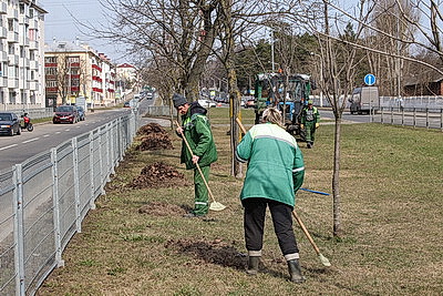 Весенняя уборка началась на улицах Минска