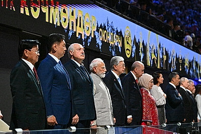 Лукашенко в Бишкеке принял участие в церемонии открытия VI Всемирных игр кочевников