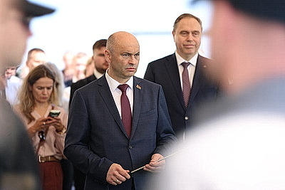 Лукашенко посетил хозяйство, где разводят красную породу коров