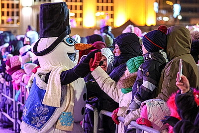 Новогодние гулянья проходят в столице и регионах