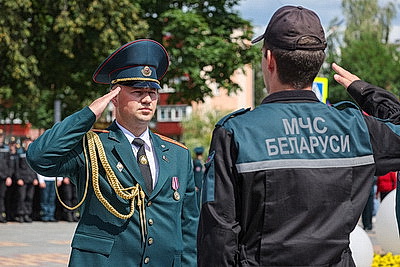 Празднование Дня пожарной службы состоялось в Гомеле