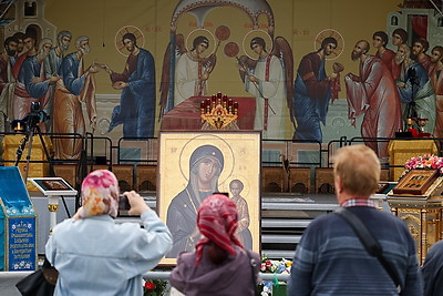 V Всебелорусский крестный ход завершился в столице в день Минской иконы Божией Матери