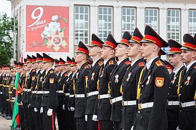 Парад военной техники, памятные акции: 9 Мая в Гомеле
