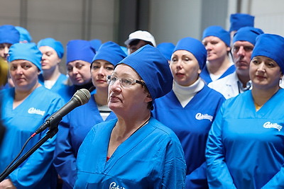 Перспективы развития молочного комбината и агропредприятия: Кочанова посетила Полоцкий район