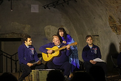 Спектакль \"Штурм\" представили актеры театра Черноморского флота им. Б.Лавренева в Брестской крепости