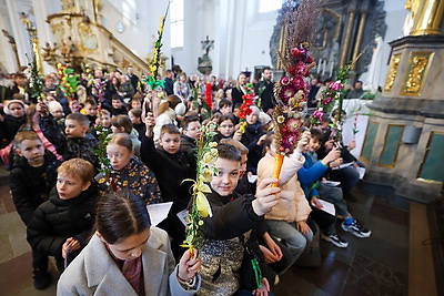 Католики отпраздновали Вход Господень в Иерусалим