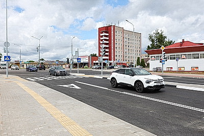 В Полоцке открыли движение по мосту через реку Полота после реконструкции