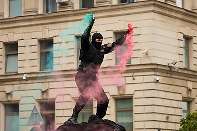 Мультиспортивный фиджитал-турнир между военно-патриотическими клубами открыли в Минске