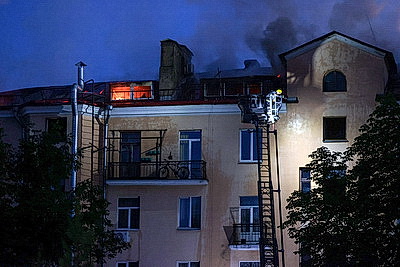 МЧС: пожар на ул.Ленина в Минске ликвидирован, никто не пострадал