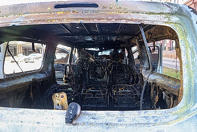 В Минске на Немиге горел автомобиль