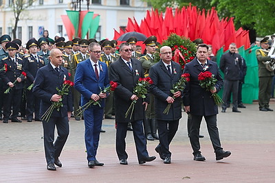 Празднование Дня Победы в Гродно