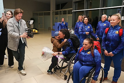 Белорусская делегация вернулась с зимних Паралимпийских игр