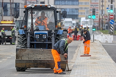 Монтаж пролетных сооружений на новой ветке моста через Мухавец в центре Бреста планируют начать летом