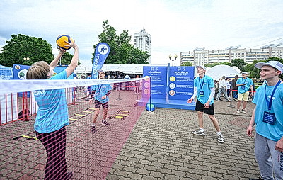 Олимпийский квест продолжил программу \"Вытокаў\" в Светлогорске