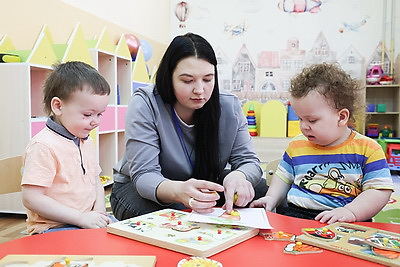 С марта в детских садах Беларуси увеличилось количество групп для детей до двух лет