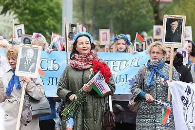Празднование Дня Победы в Гродно