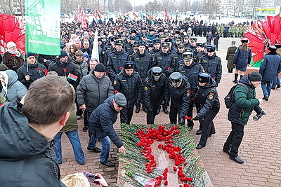 В Гомеле прошел митинг в честь 37-й годовщины вывода советских войск из Афганистана
