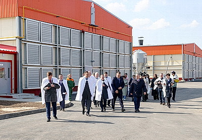 Новую площадку для откорма цыплят-бройлеров открыли в \"Белоруснефть-Особино\"