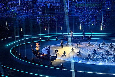 Античный амфитеатр Вероны принял церемонию закрытия зимних Олимпийских игр