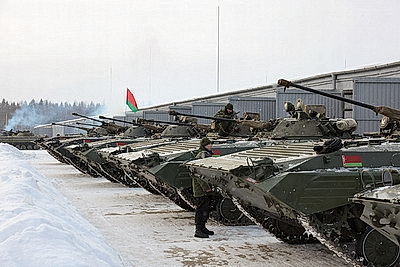 Одно из механизированных соединений приведено в боевую готовность в рамках проверки ВС Беларуси