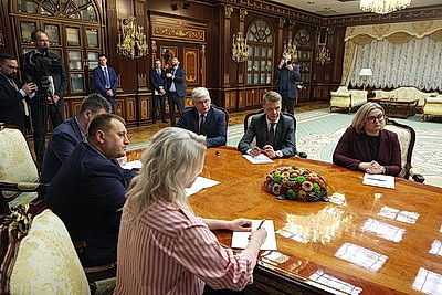 Лукашенко пообщался с журналистами