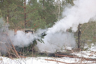 Контрольные стрельбы сдают военнослужащие 11-й отдельной мехбригады