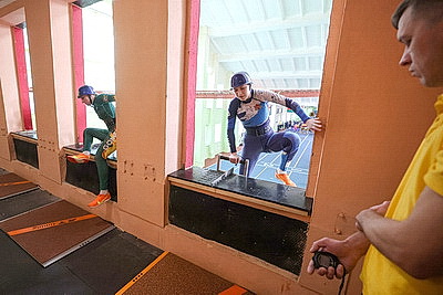 Открытый Кубок Беларуси по пожарно-спасательному спорту проходит в Гродно