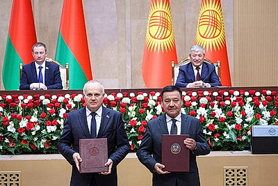 Беларусь намерена развивать взаимную торговлю и кооперацию с Кыргызстаном
