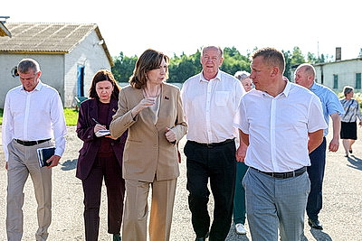 Кочанова посетила Полоцкий район