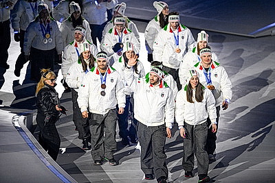 Античный амфитеатр Вероны принял церемонию закрытия зимних Олимпийских игр