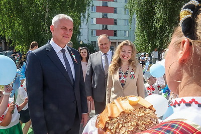 Большой праздник для маленьких горожан. В Могилеве открыли новую детскую площадку